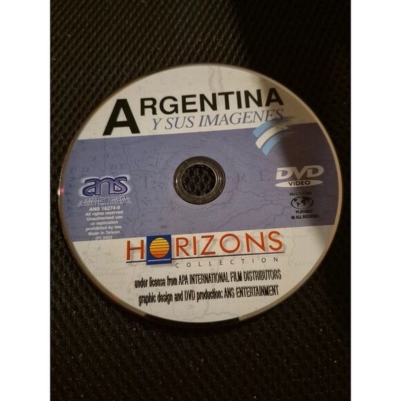 Other - Argentina y Sus Imagenes DVD Disc Only